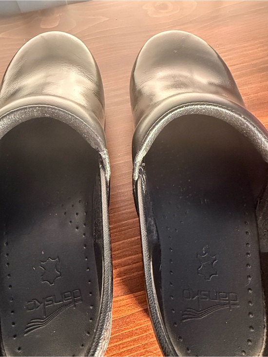 Mens Dansko Black Leather Professional Clogs EU 41 Slip Resistant  Comfort main image 8